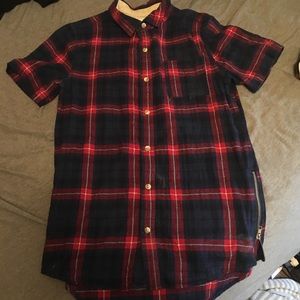 PacSun Shirts - Pacsun Flannel t shirt with zippers PacSun Shirts - Pacsun Flannel t shirt with zippers